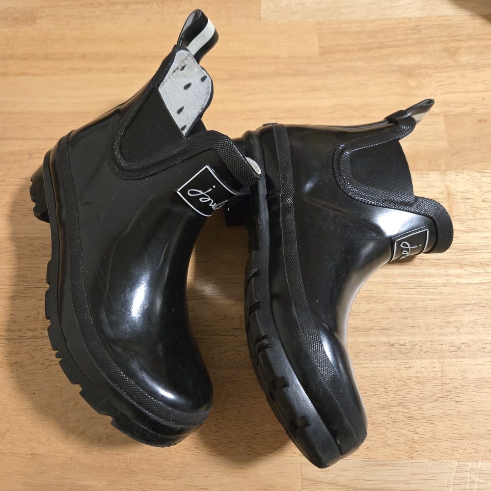 Black Ankle Rain Boots